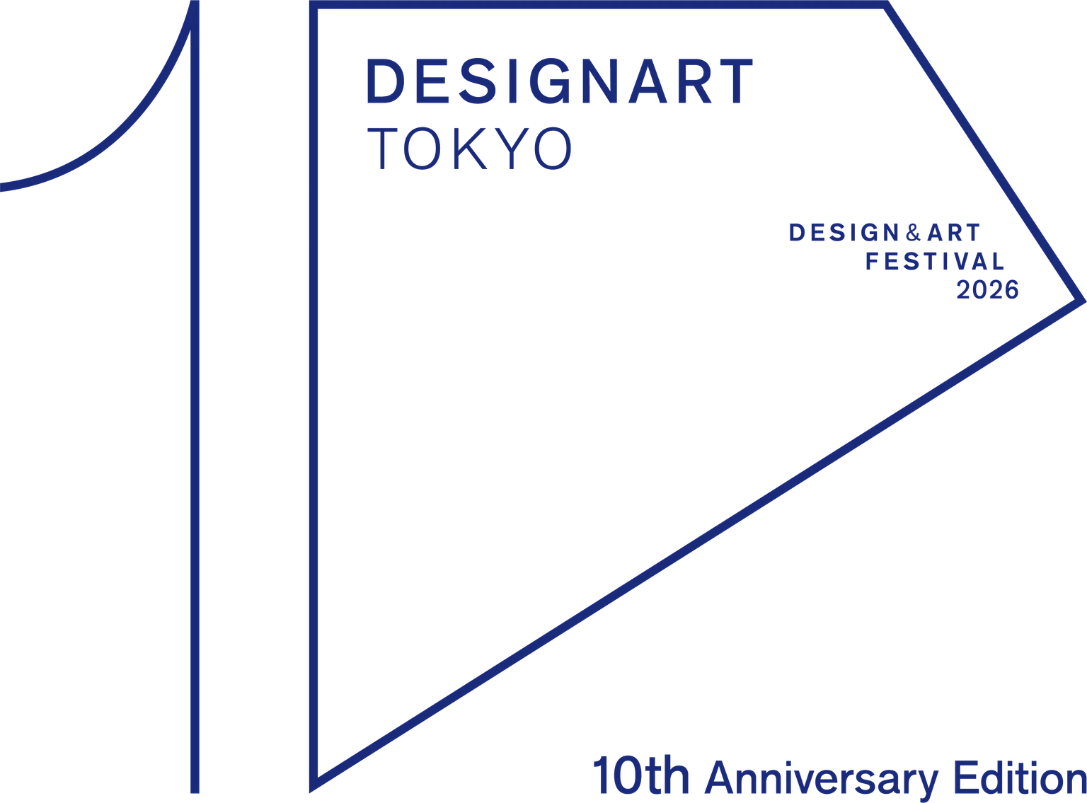 DESIGNART TOKYO 2026の10周年記念ロゴ